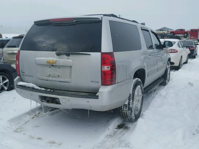 1GNSKJE34BR295606 - 2011 CHEVROLET SUBURBAN K SILVER photo 4