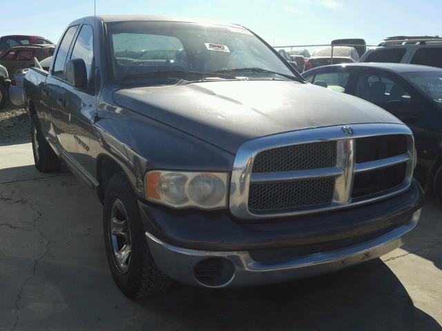 3D7HA18ZX2G186787 - 2002 DODGE RAM 1500 GRAY photo 1