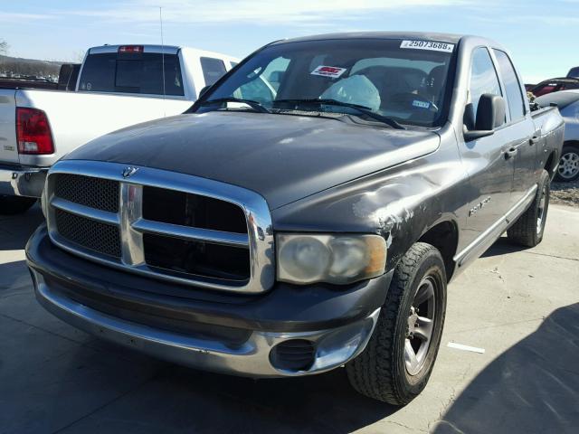 3D7HA18ZX2G186787 - 2002 DODGE RAM 1500 GRAY photo 2