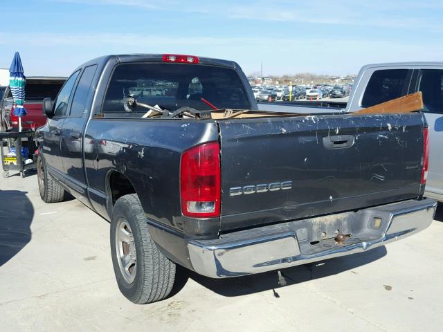 3D7HA18ZX2G186787 - 2002 DODGE RAM 1500 GRAY photo 3