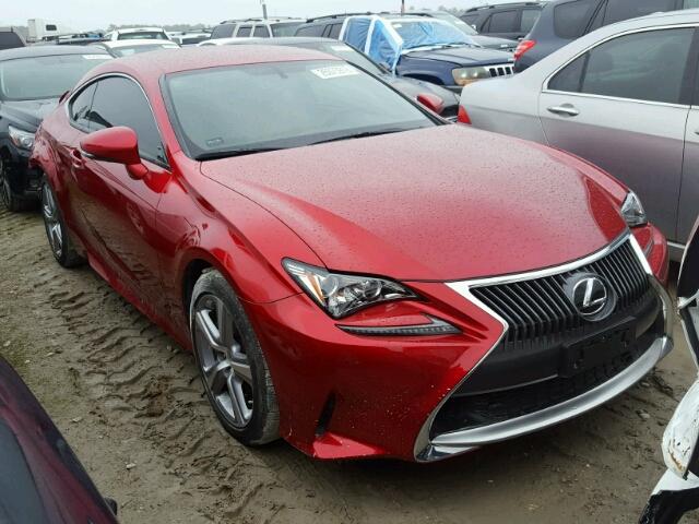 JTHHA5BC0G5003934 - 2016 LEXUS RC 200T RED photo 1