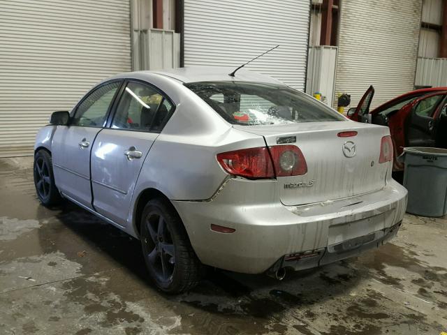 JM1BK12F351274174 - 2005 MAZDA 3 I SILVER photo 3