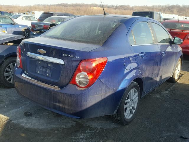 1G1JC5SH1C4230955 - 2012 CHEVROLET SONIC LT BLUE photo 4