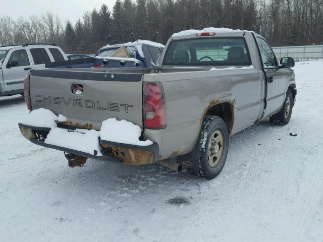 1GCEC14V63Z215455 - 2003 CHEVROLET SILVERADO GOLD photo 4