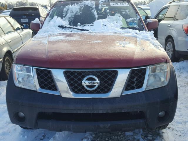 5N1AR18W95C730239 - 2005 NISSAN PATHFINDER BURGUNDY photo 7