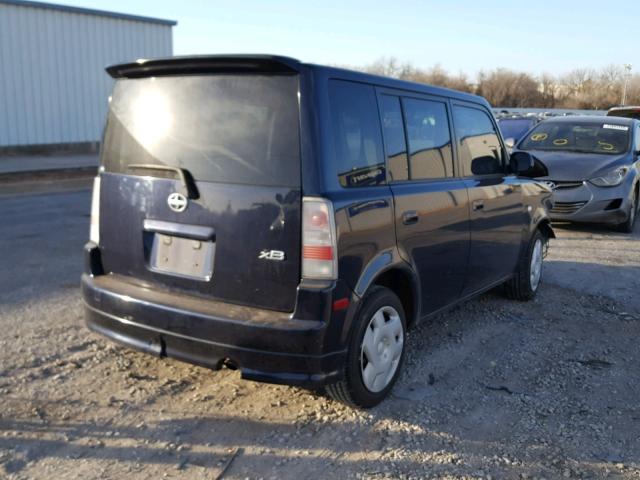 JTLKT324354026338 - 2005 TOYOTA SCION XB 蓝色 照片 4