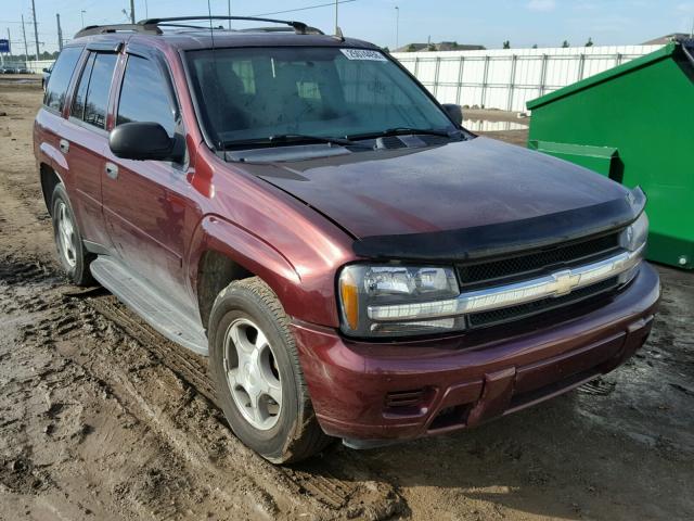 1GNDS13SX72158043 - 2007 CHEVROLET TRAILBLAZE BURGUNDY photo 1