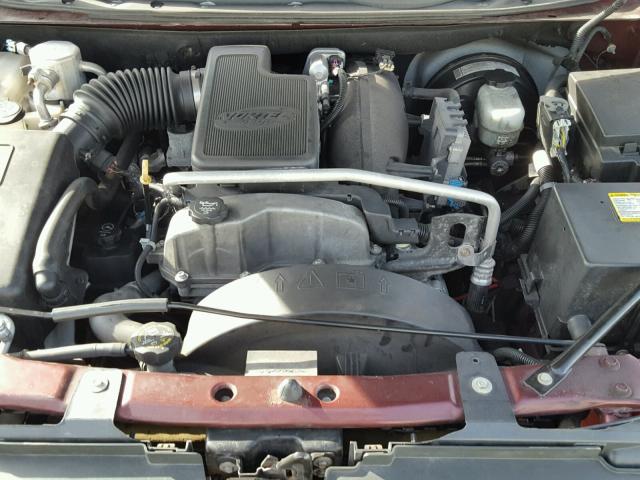 1GNDS13SX72158043 - 2007 CHEVROLET TRAILBLAZE BURGUNDY photo 7