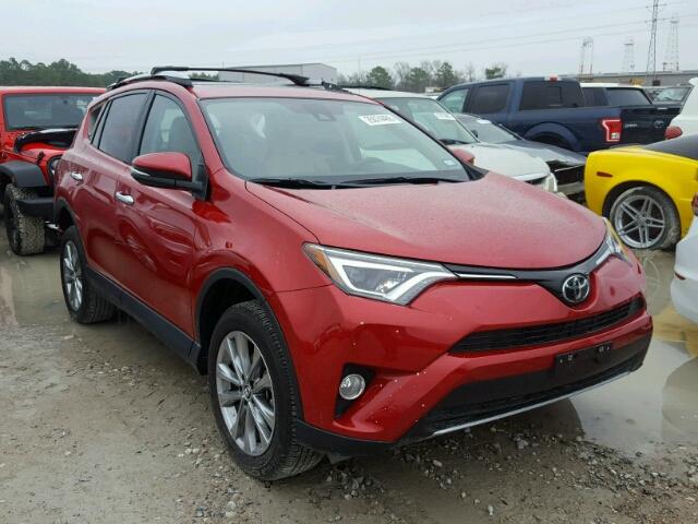 2T3YFREV4HW362396 - 2017 TOYOTA RAV4 LIMIT RED photo 1