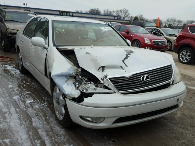 JTHBN30FX30115983 - 2003 LEXUS LS 430 WHITE photo 1