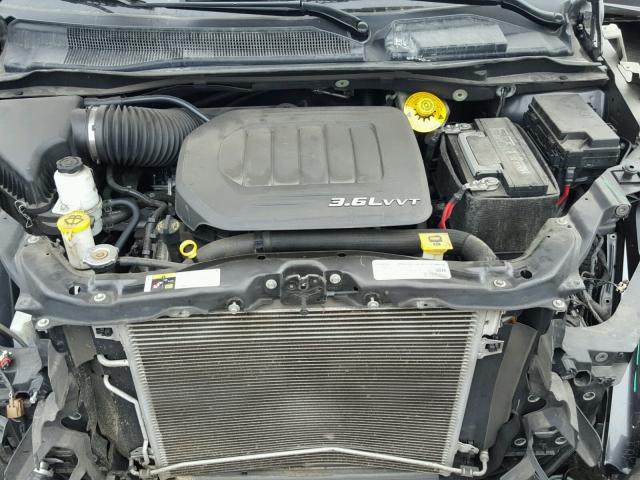 2C4RDGBG2GR170052 - 2016 DODGE GRAND CARA CHARCOAL photo 7