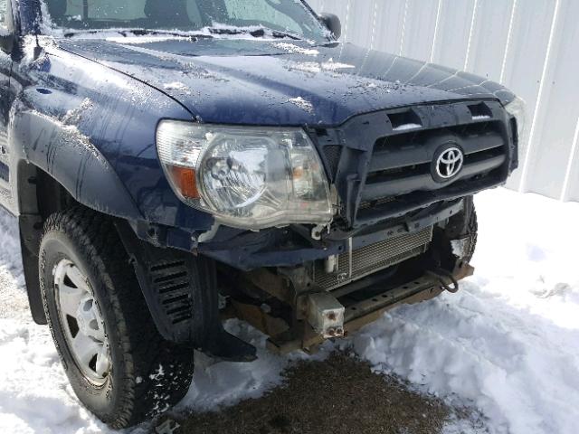 5TEUX42N38Z554531 - 2008 TOYOTA TACOMA ACC BLUE photo 9