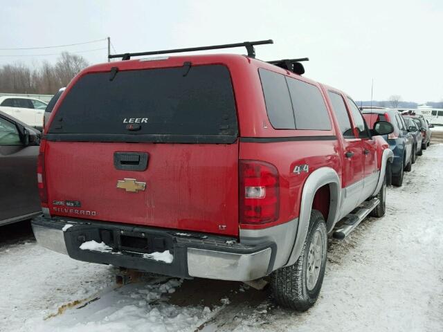 3GCEK23379G272748 - 2009 CHEVROLET SILVERADO RED photo 4