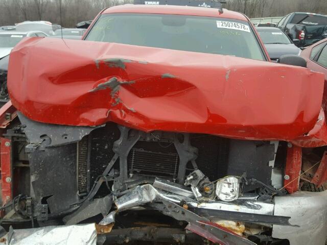 3GCEK23379G272748 - 2009 CHEVROLET SILVERADO RED photo 7