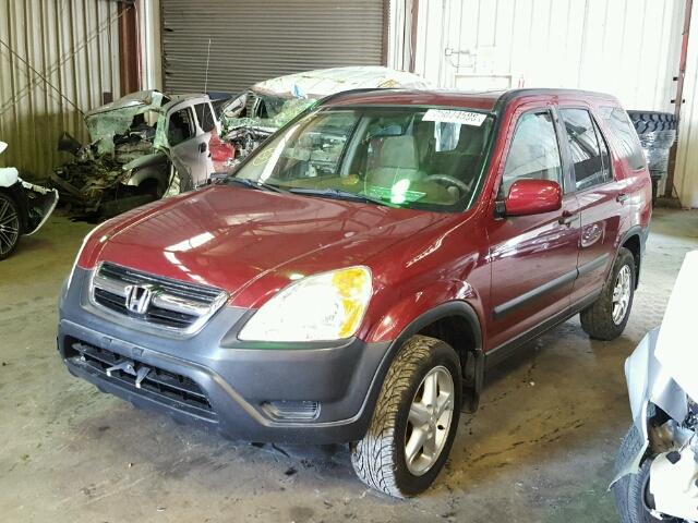 SHSRD788X4U212712 - 2004 HONDA CR-V EX ბურგუნდია ფოტო 2