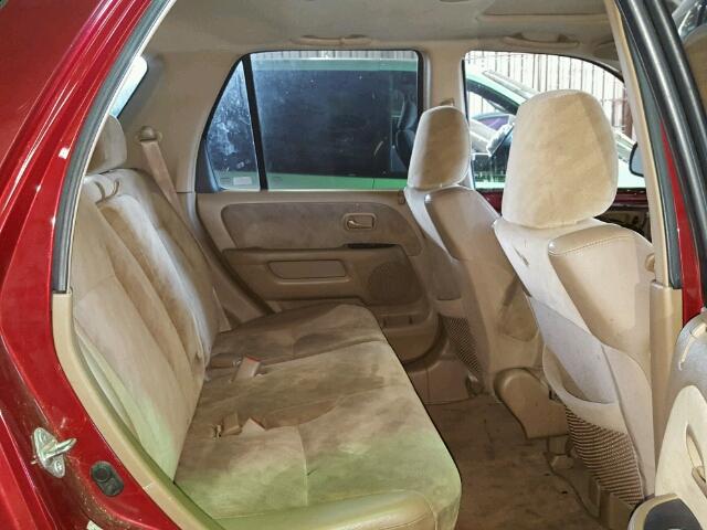 SHSRD788X4U212712 - 2004 HONDA CR-V EX ბურგუნდია ფოტო 6