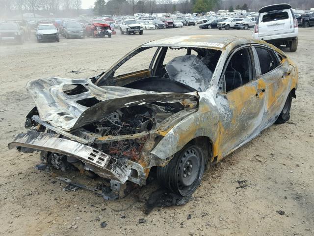 19XFC2F51HE059612 - 2017 HONDA CIVIC LX BURN photo 2