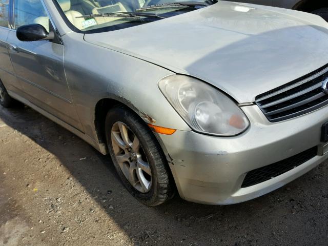 JNKCV51F15M304788 - 2005 INFINITI G35 BROWN photo 9