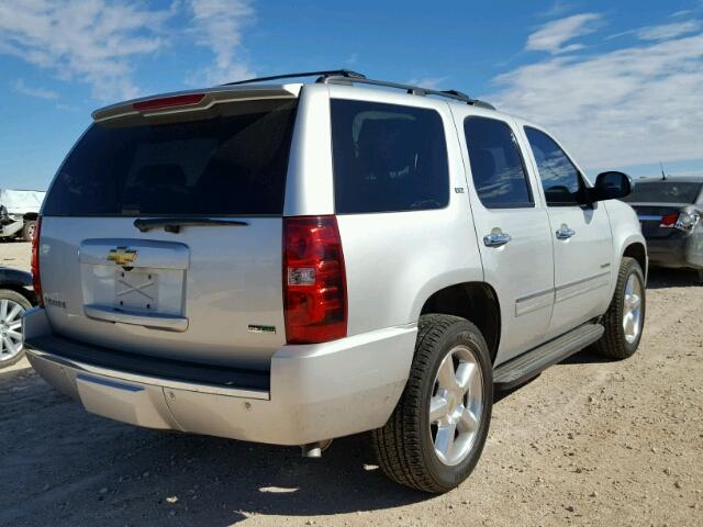 1GNUKCE08AR135964 - 2010 CHEVROLET TAHOE K150 SILVER photo 4