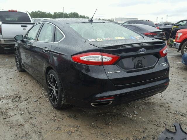 3FA6P0K90ER284678 - 2014 FORD FUSION TIT BLACK photo 3