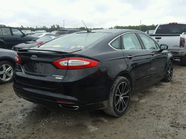 3FA6P0K90ER284678 - 2014 FORD FUSION TIT BLACK photo 4