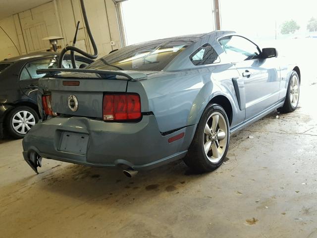 1ZVHT82H165202978 - 2006 FORD MUSTANG GT BLUE photo 4