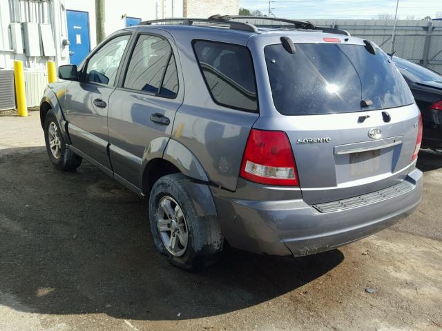 KNDJD733465513707 - 2006 KIA SORENTO EX GRAY photo 3