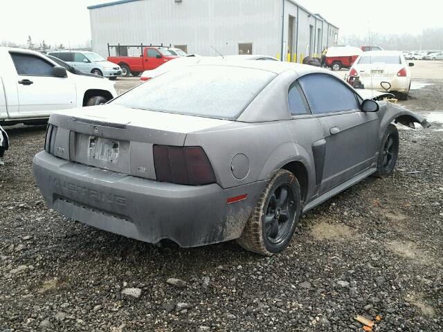 1FAFP42X64F102337 - 2004 FORD MUSTANG GT GRAY photo 4