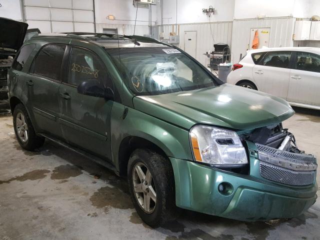 2CNDL73F056174422 - 2005 CHEVROLET EQUINOX LT GREEN photo 1