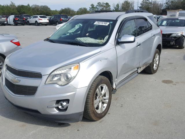 2CNALDEW6A6222076 - 2010 CHEVROLET EQUINOX LT SILVER photo 2