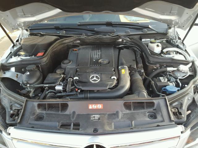 WDDGF4HB0DG137291 - 2013 MERCEDES-BENZ C 250 SILVER photo 7