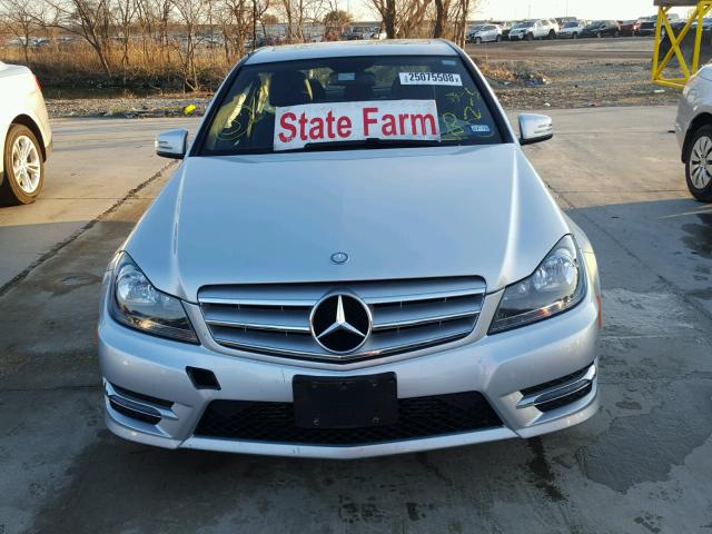 WDDGF4HB0DG137291 - 2013 MERCEDES-BENZ C 250 SILVER photo 9