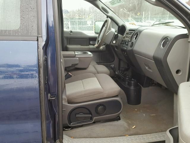 1FTVF14564NA42097 - 2004 FORD F150 蓝色 照片 5