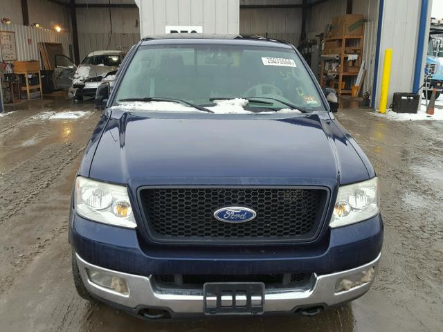 1FTVF14564NA42097 - 2004 FORD F150 蓝色 照片 9