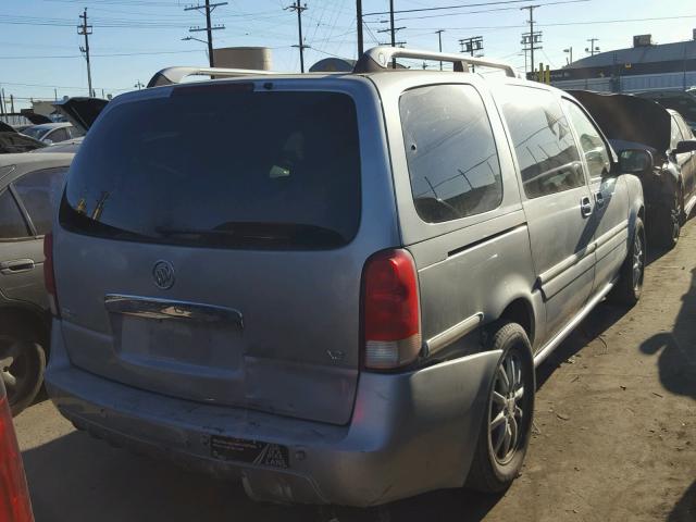 5GADV33L65D230346 - 2005 BUICK TERRAZA CX SILVER photo 4