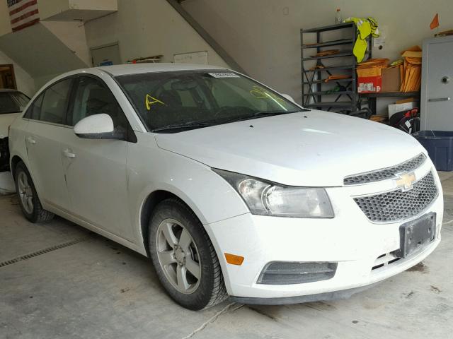 1G1PF5SC2C7317607 - 2012 CHEVROLET CRUZE LT WHITE photo 1