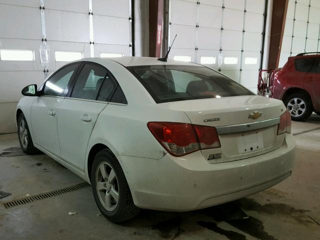 1G1PF5SC2C7317607 - 2012 CHEVROLET CRUZE LT WHITE photo 3