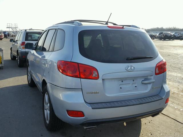 5NMSH13E17H028107 - 2007 HYUNDAI SANTA FE S BLUE photo 3