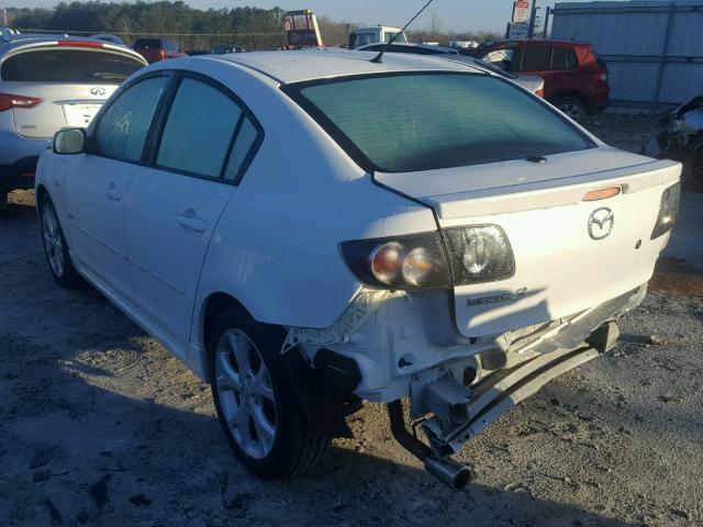 JM1BK323891233496 - 2009 MAZDA 3 S WHITE photo 3