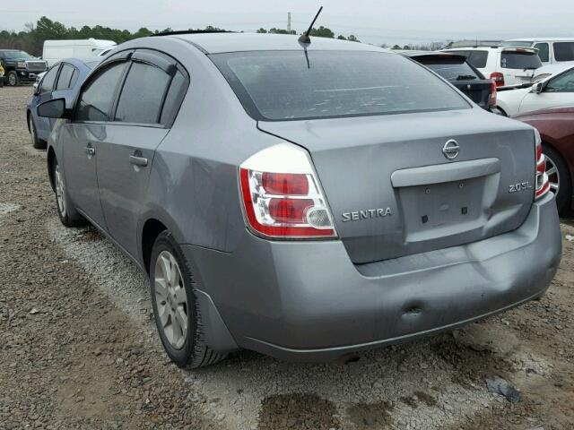 3N1AB61EX7L716139 - 2007 NISSAN SENTRA 2.0 GRAY photo 3