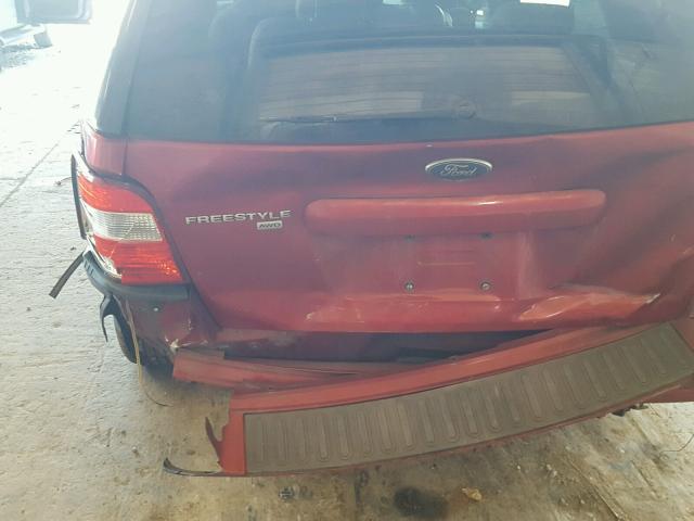 1FMZK04116GA21097 - 2006 FORD FREESTYLE BURGUNDY photo 9