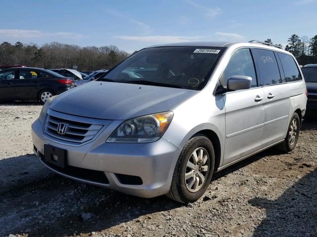 5FNRL3H49AB081378 - 2010 HONDA ODYSSEY EX GRAY photo 2