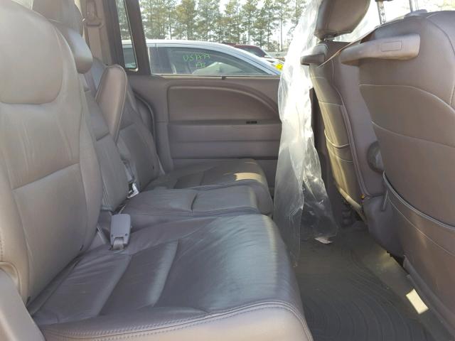 5FNRL3H49AB081378 - 2010 HONDA ODYSSEY EX GRAY photo 6