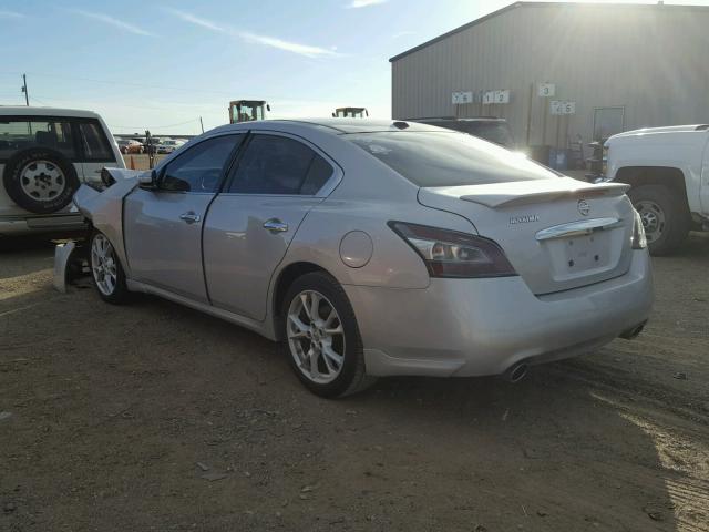 1N4AA5AP6DC825495 - 2013 NISSAN MAXIMA S SILVER photo 3