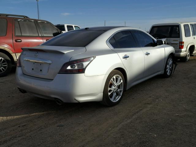 1N4AA5AP6DC825495 - 2013 NISSAN MAXIMA S SILVER photo 4