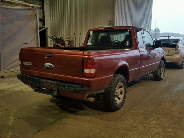 1FTYR14U66PA12892 - 2006 FORD RANGER SUP RED photo 4