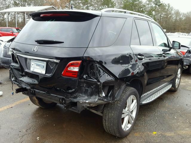 4JGDA5JBXEA335940 - 2014 MERCEDES-BENZ ML 350 BLACK photo 4