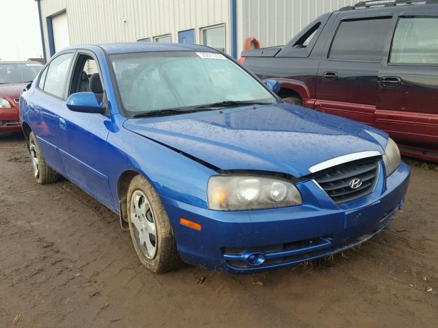 KMHDN46D15U081543 - 2005 HYUNDAI ELANTRA GL BLUE photo 1