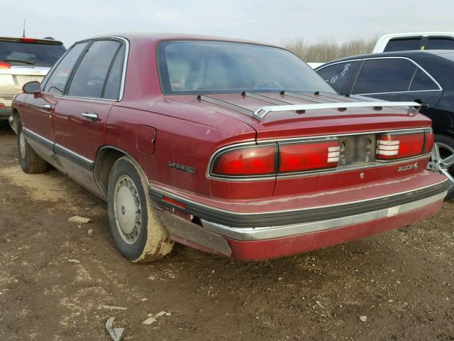 1G4HP52K9TH423736 - 1996 BUICK LESABRE CU MAROON photo 3