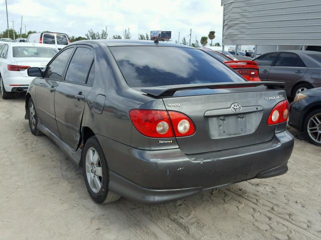 1NXBR32EX5Z559768 - 2005 TOYOTA COROLLA CE GRAY photo 3